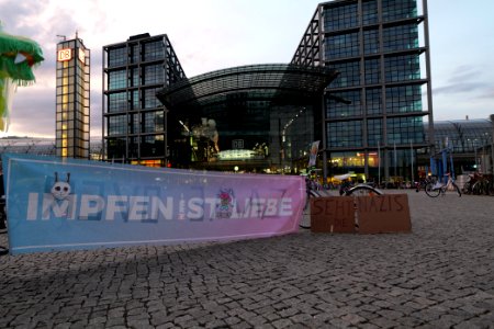Antifascist protest Washingtonplatz Berlin 2020-08-29 08
