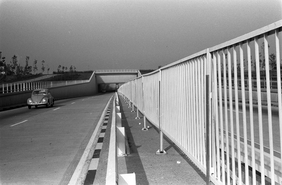 Anti-verblinding op autosnelweg 4A, Haarlemmermeer-Ypenburg, Bestanddeelnr 914-3898