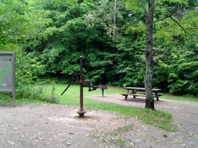 Antique water pump
