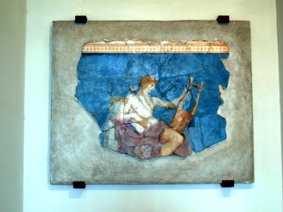 Antiquarium del Palatino, Fresco Apollo kitharoidos Palatino Inv379982