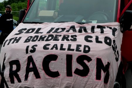 Antifascist RCC bicycle demonstration Berlin 2020-05-23 06