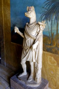 Anubis, Anzio, Villa Pamphili, 1st-2nd century AD, Pario marble - Museo Gregoriano Egizio - Vatican Museums - DSC00818