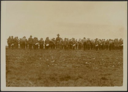 ANZAC Horse show - the N.Z. band playing, Bestanddeelnr 158-2623