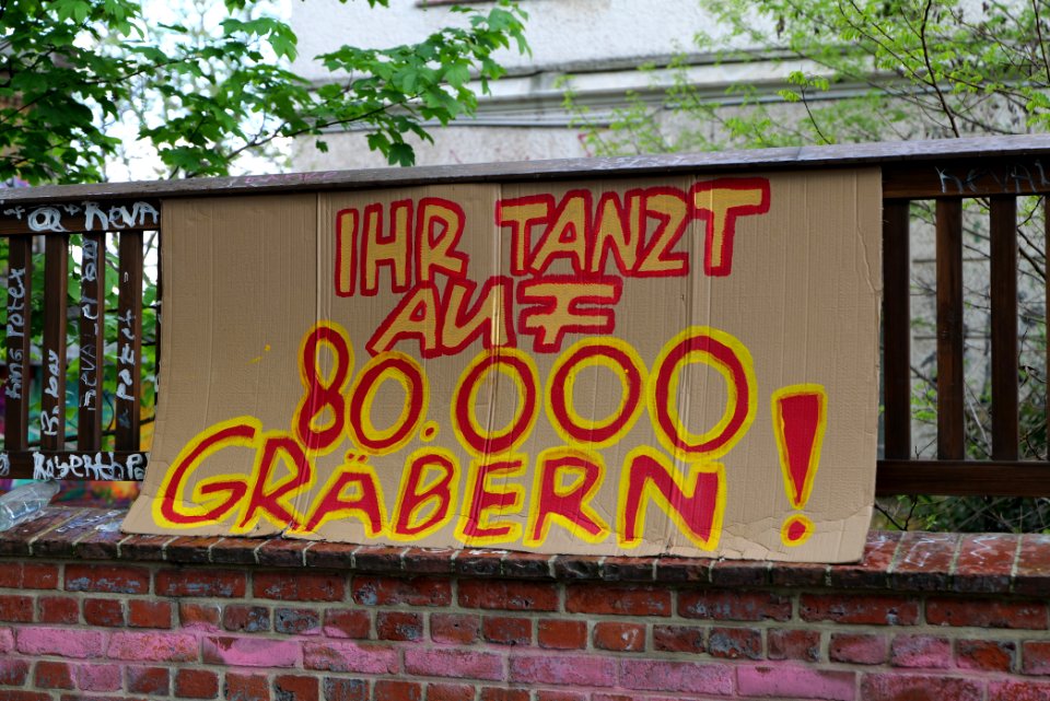 Antifascist protest Revaler Straße Berlin 2021-05-21 18