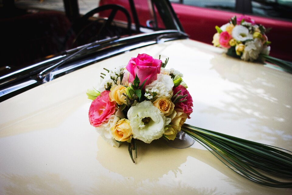Colorful colourful flower bouquets