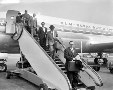 Antilliaanse delegatie op Schiphol, Bestanddeelnr 912-5198