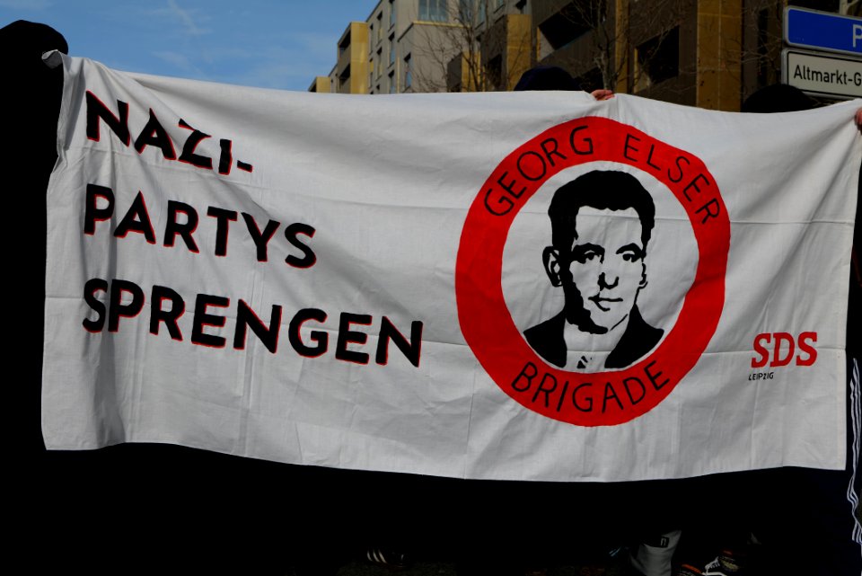 Antifascist protest Dresden 2020-02-15 15