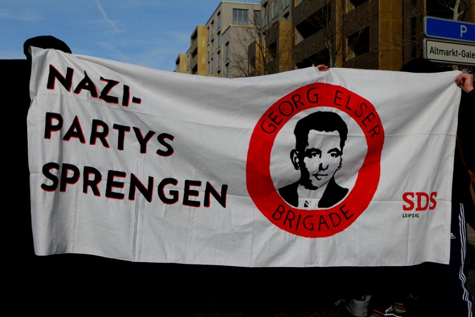 Antifascist protest Dresden 2020-02-15 16