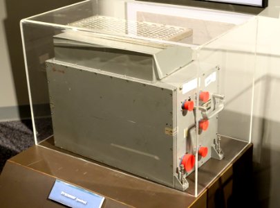 AN-ZPQ-1, TESAR processor mockup, Tactical Endurance Synthetic Aperature Radar, Northrup Grumman, 1996 - National Electronics Museum - DSC00425