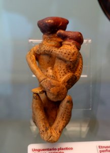 Ape with young, Etrusco-Corinthian perfume holder, 560-540 BC, inv. 16478 - Museo Gregoriano Etrusco - Vatican Museums - DSC01066