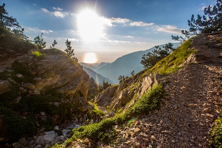 Nature landscape sunrise