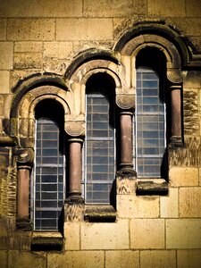 Facade church glass photo