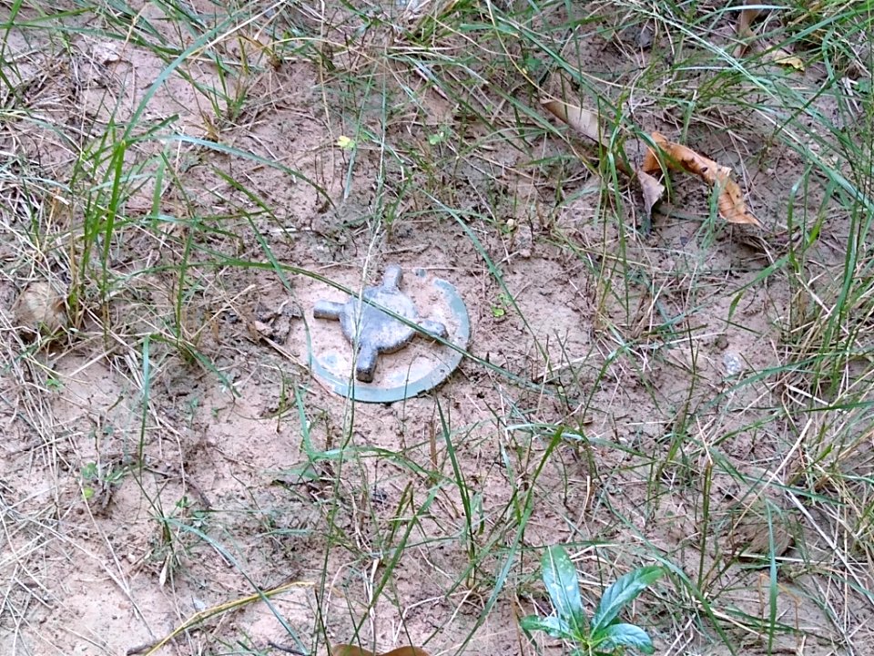 Anti-personnel mine at APOPO