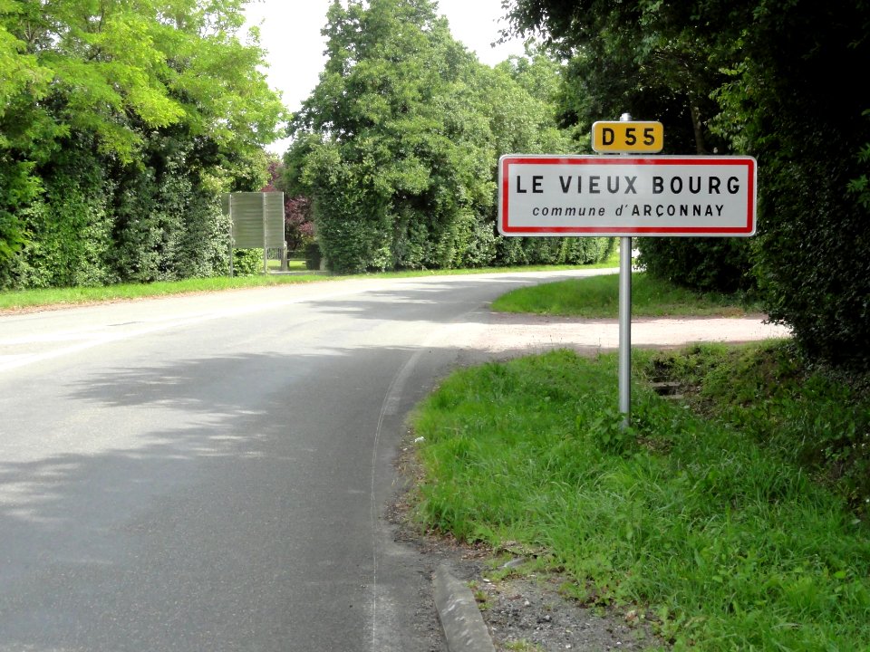 Arçonnay (Sarthe) entrée Le vieux Bourg