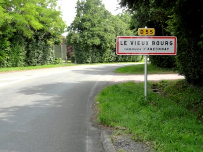 Arçonnay (Sarthe) entrée Le vieux Bourg