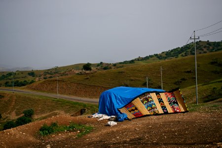 Arab bedouin camp in Erbil, outside Baharka 21