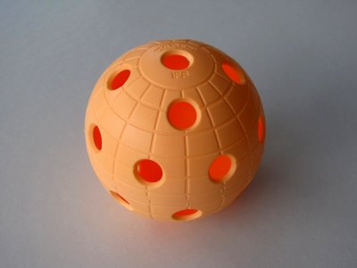 Apricot floorball ball