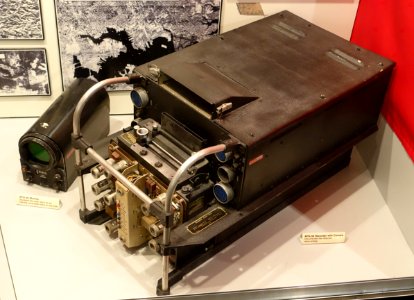 APQ-56 Monitor and APQ-56 Recorder with Camera, side-look radar, Westinghouse, mid 1950s - National Electronics Museum - DSC00338