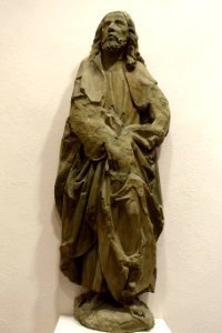 Apostle Thomas by Tilman Riemenschneider and workshop, Marienkapelle Wurzburg, 1500-1506, sandstone - Mainfränkisches Museum - Würzburg, Germany - DSC04737