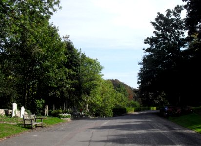 Approach Road at Woodvale Cemetery, Brighton