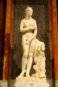 Aphrodite and Eros, Roman, early 2nd century AD, marble - Galleria Borghese - Rome, Italy - DSC04596