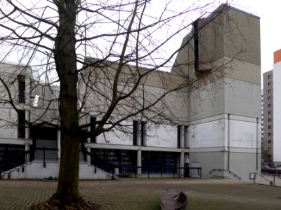 Apostel-Johannes-Gemeindezentrum Eingang (Berlin-Märkisches Viertel)