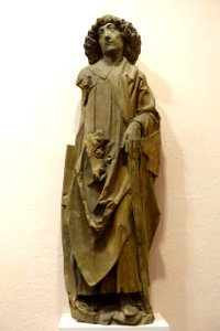 Apostle Matthias by Tilman Riemenschneider and workshop, Marienkapelle, Wurzburg, 1500-1506, sandstone - Mainfränkisches Museum - Würzburg, Germany - DSC04755
