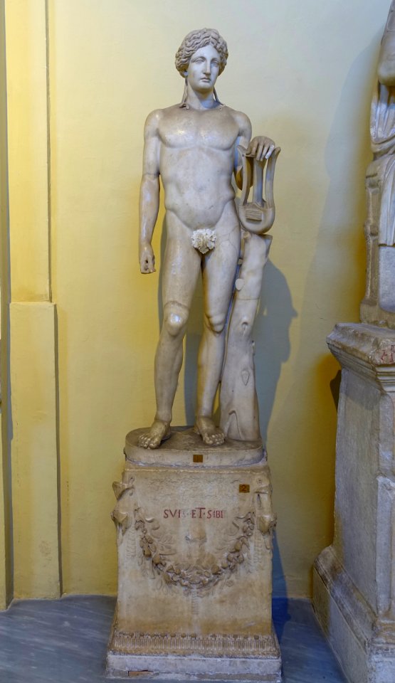Apollo with lyre - Museo Chiaramonti - Vatican Museums - DSC00883