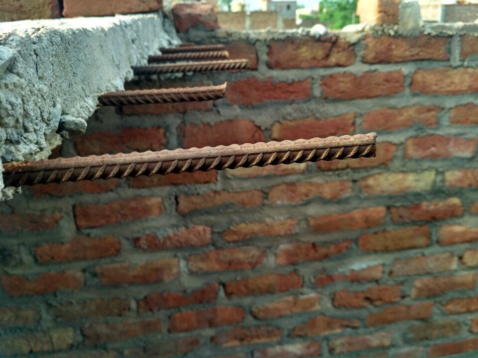 Old rough material