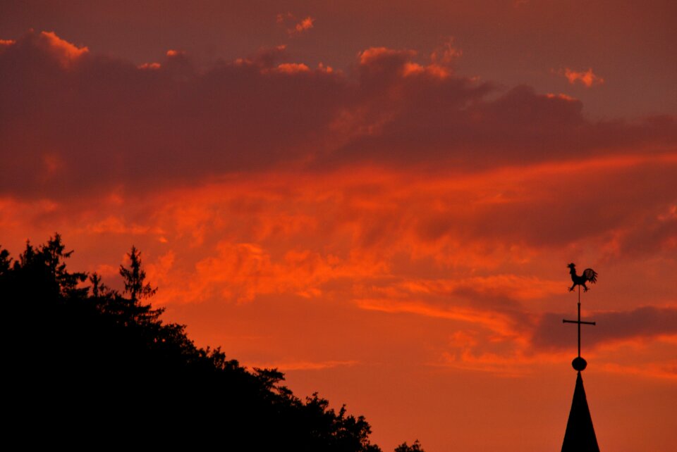 Abendstimmung sky clouds