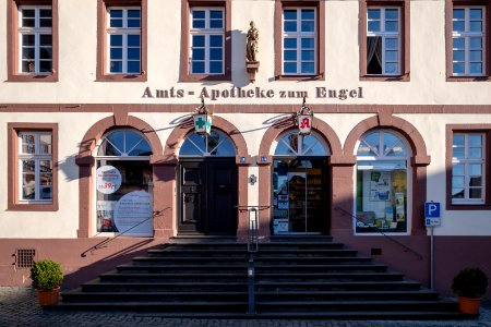 Apotheke zum Engel auf dem Marktplatz in Weilburg