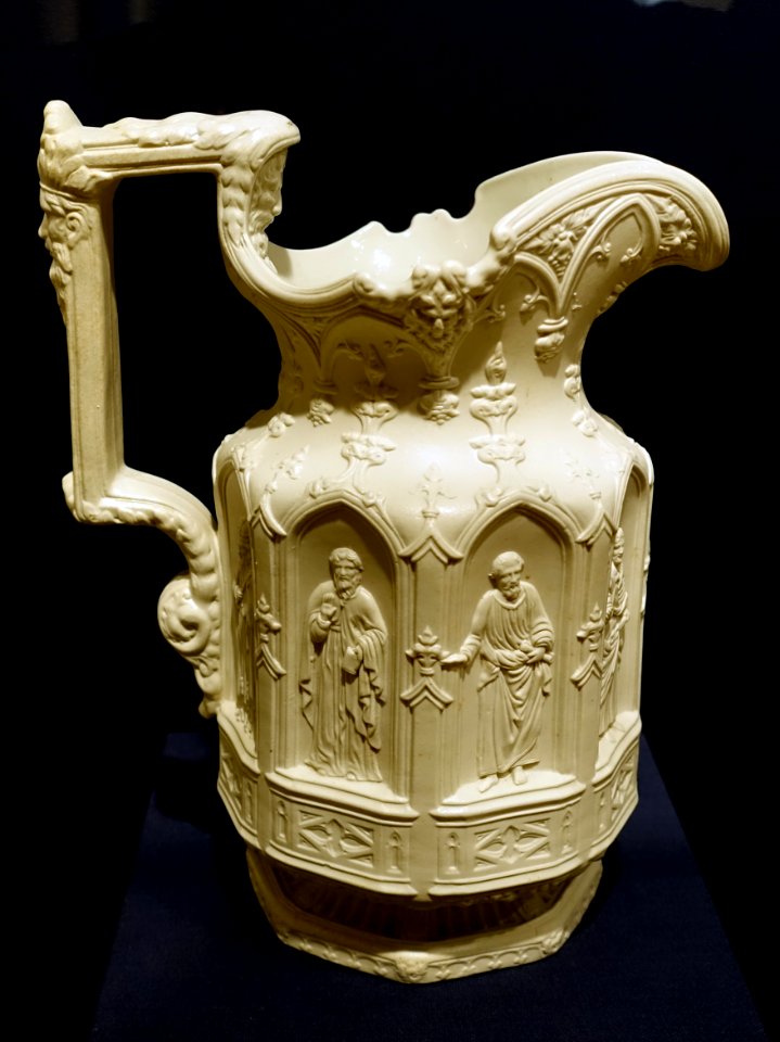 Apostle jug, Charles Meigh designer, Hanley, England, 1842, stoneware - Dallas Museum of Art - DSC05152