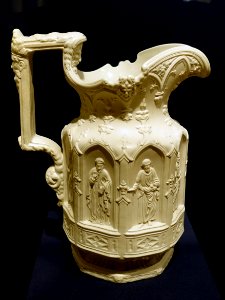 Apostle jug, Charles Meigh designer, Hanley, England, 1842, stoneware - Dallas Museum of Art - DSC05152