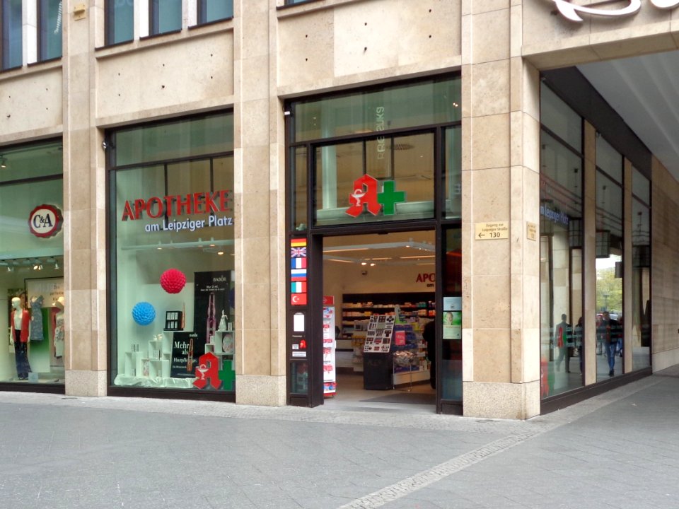 Apotheke am Leipziger Platz in Berlin