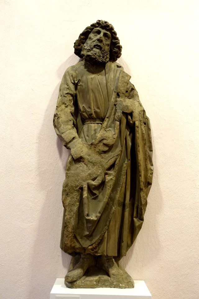 Apostle Bartholomew by Tilman Riemenschneider and workshop, Marienkapelle Wurzburg, 1500-1506, sandstone - Mainfränkisches Museum - Würzburg, Germany - DSC04731