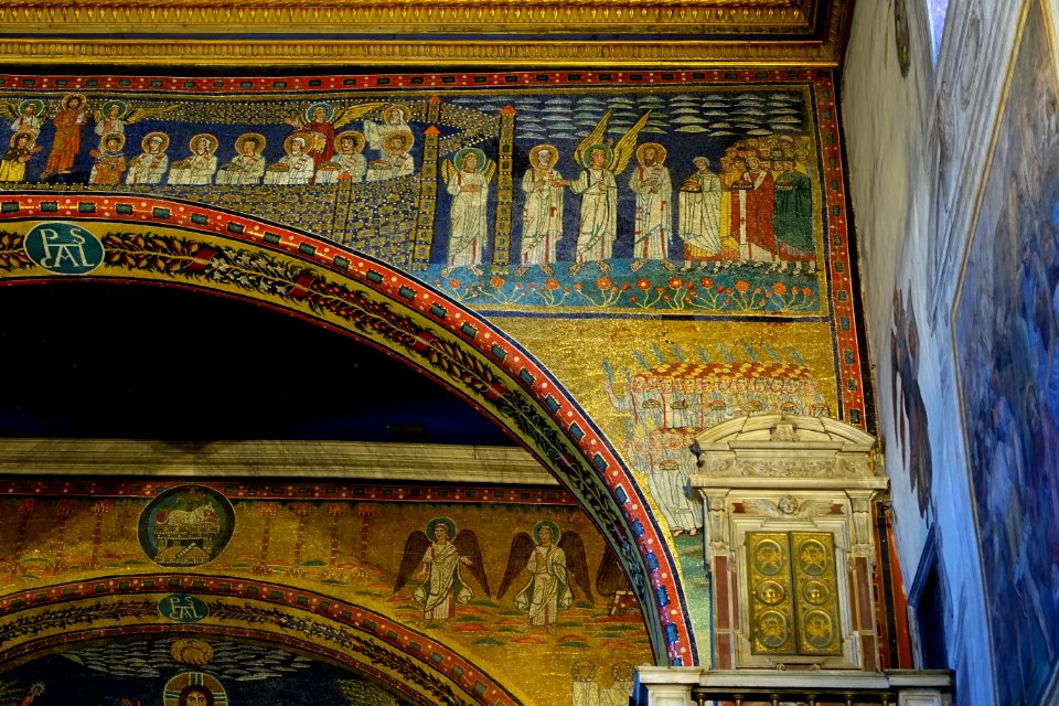Apse mosaics - Santa Prassede - Rome, Italy - DSC05792