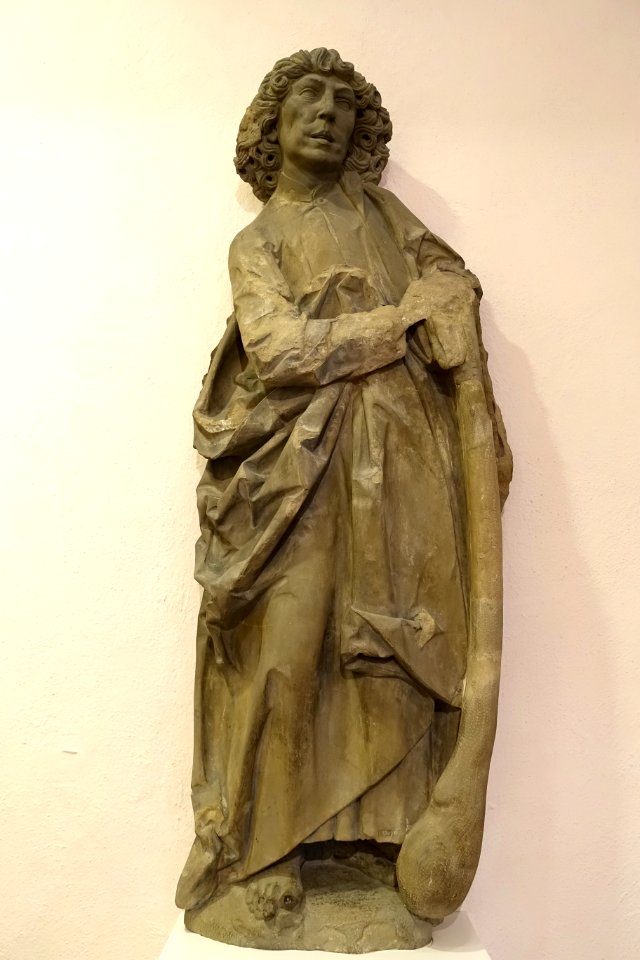 Apostle Jude by Tilman Riemenschneider and workshop, Marienkapelle, Wurzburg, 1500-1506, sandstone - Mainfränkisches Museum - Würzburg, Germany - DSC04759
