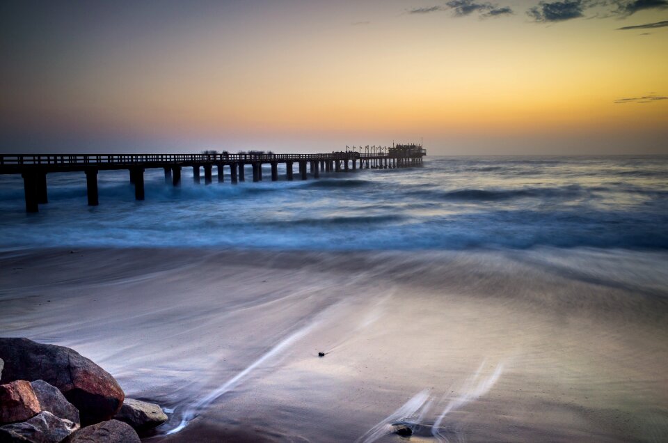Dusk horizon landscape