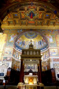 Apse - Santa Maria in Trastevere - Rome, Italy - DSC00368
