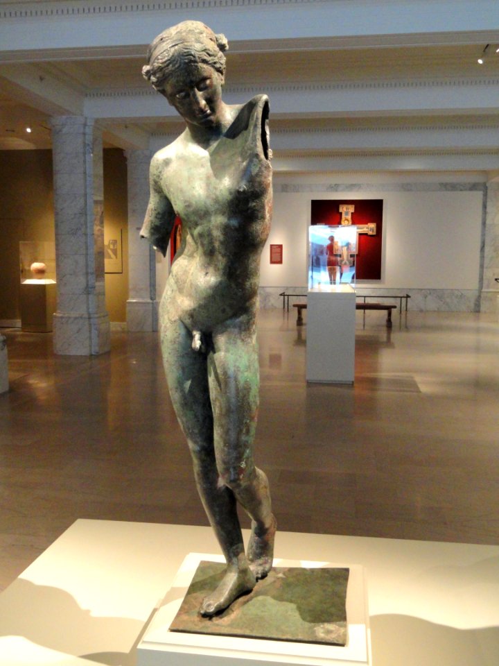 Apollo Sauroktonos attributed to Praxiteles - Cleveland Museum of Art - DSC08069