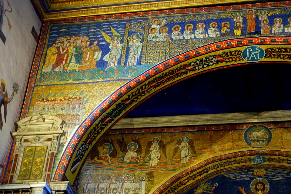 Apse mosaics - Santa Prassede - Rome, Italy - DSC05783