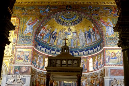 Apse - Santa Maria in Trastevere - Rome, Italy - DSC00361