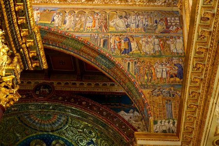 Apse mosaics, 4 of 4 - Santa Maria Maggiore - Rome, Italy - DSC05726