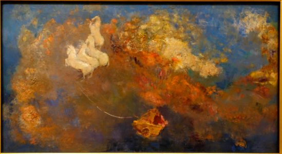 Apollo's Chariot by Odilon Redon, c. 1908, oil on wood - Scharf-Gerstenberg Collection - DSC03851 photo