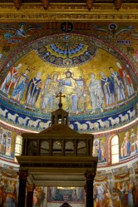 Apse - Santa Maria in Trastevere - Rome, Italy - DSC00358