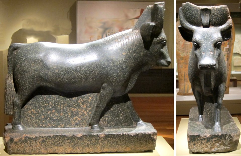 Apis bull, 400-100 BCE, serpentine, Cleveland Museum of Art