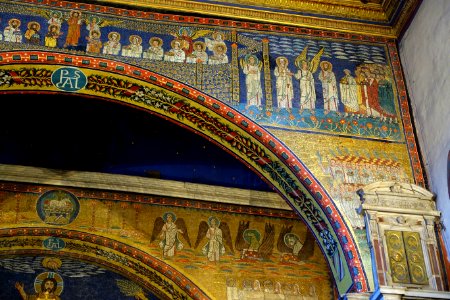 Apse mosaics - Santa Prassede - Rome, Italy - DSC05784