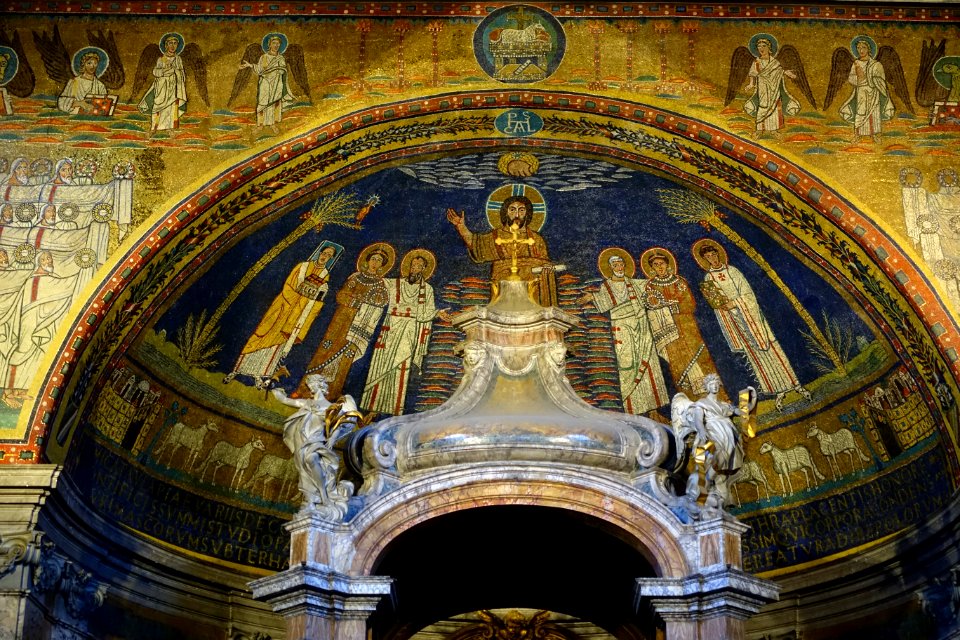 Apse mosaics - Santa Prassede - Rome, Italy - DSC05785