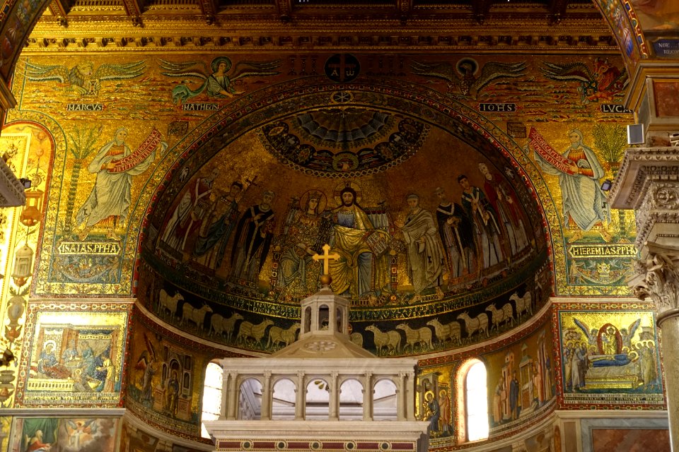 Apse - Santa Maria in Trastevere - Rome, Italy - DSC00353