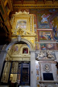 Apse (left side) - Santa Maria in Trastevere - Rome, Italy - DSC00371